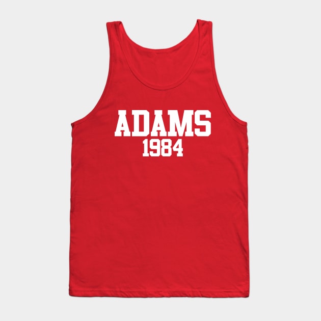 Adams 1984 (Red) Tank Top by GloopTrekker